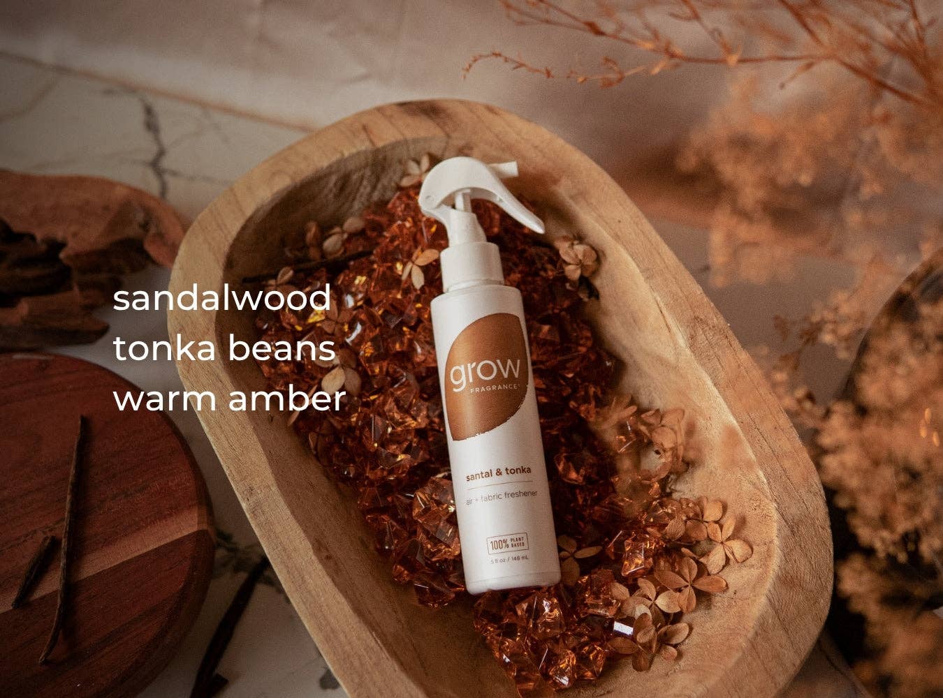 Grow Fragrance - Santal & Tonka Air + Fabric Spray