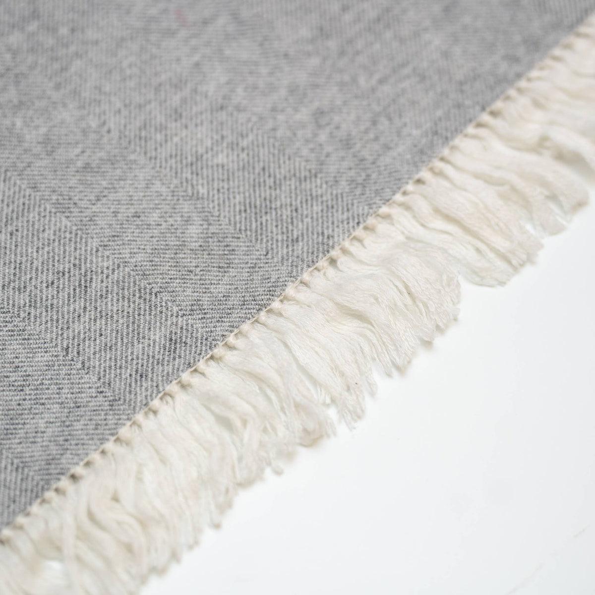 Christmas Luxury Herringbone Cashmere Blanket Throw RCLJ