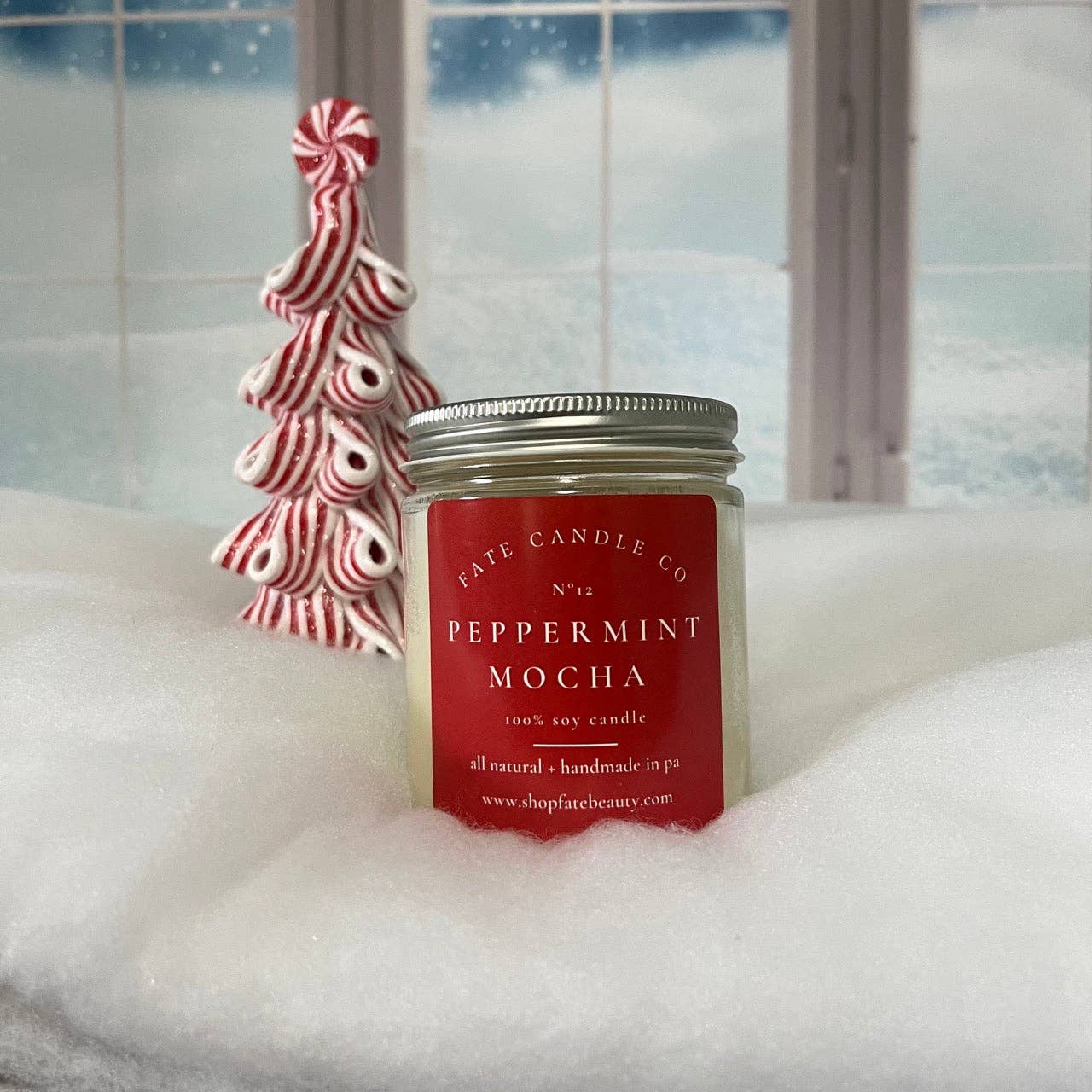 Peppermint Mocha Non-Toxic Candle (Chocolate + Mint)