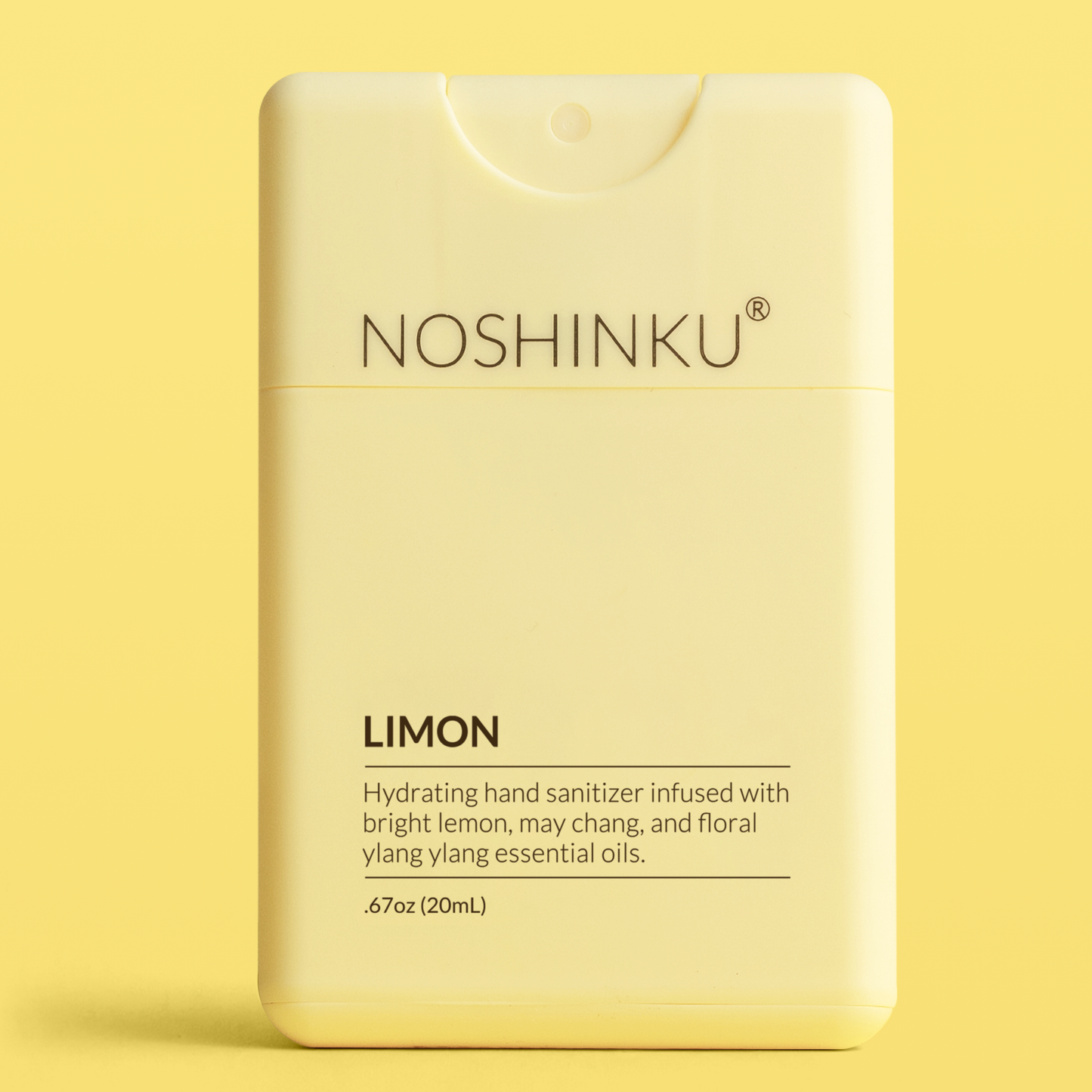 Noshinku - Refillable Lemon Ylang-Ylang Moisturizing Pocket Sanitizer