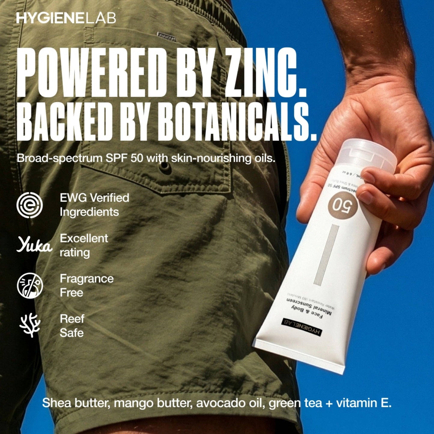 HygieneLab - Face and Body Mineral Sunscreen