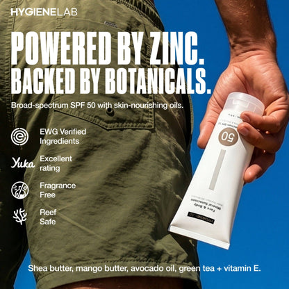 HygieneLab - Face and Body Mineral Sunscreen