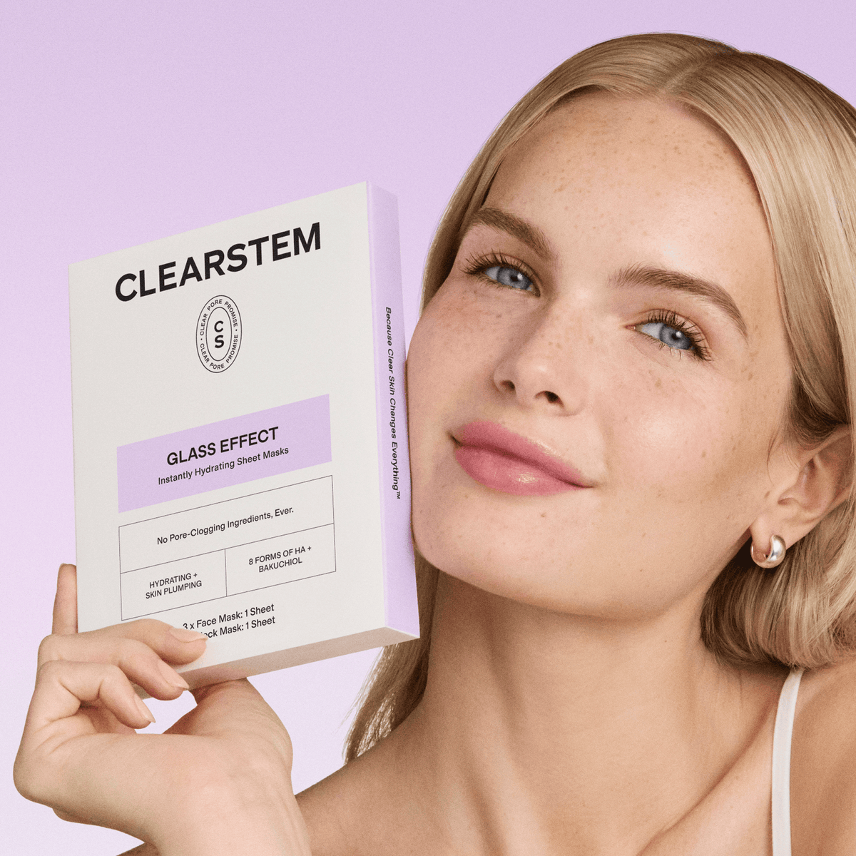 GLASS EFFECT Face + Neck Sheet Masks