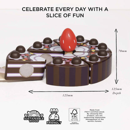 Le Toy Van, Inc. - Chocolate Gateau Sliceable Cake
