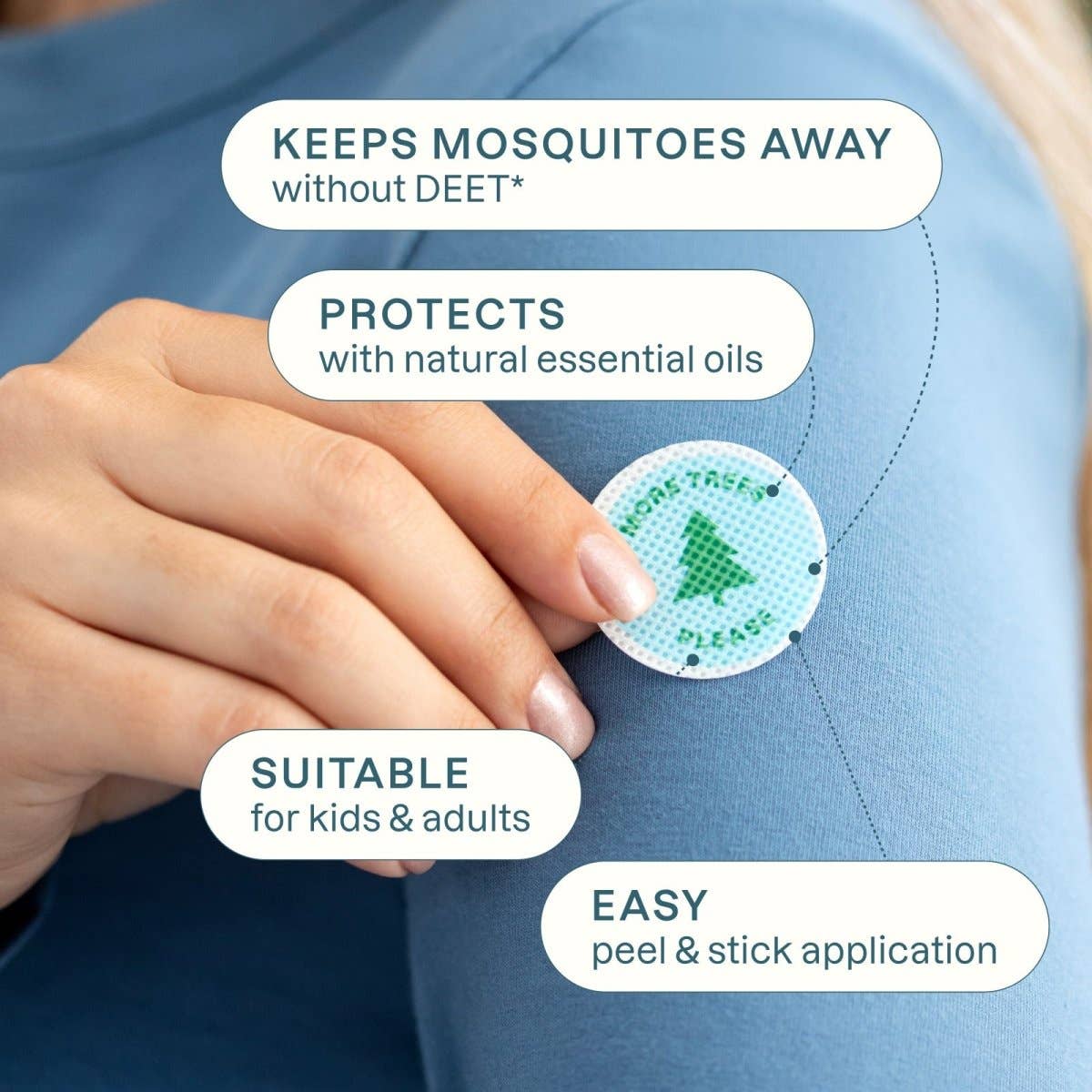 Cliganic - Mosquito Repellent Patches - Adventure 90 count