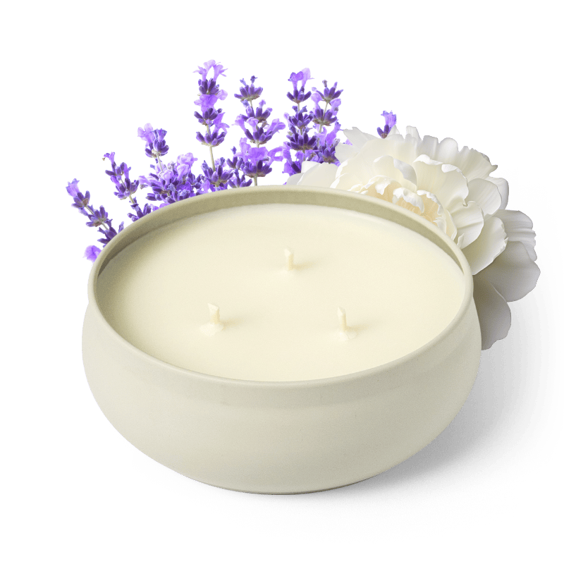 Lavender Blossom 3-Wick Candle by Grow Fragrance