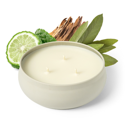 Pacific Driftwood 3-Wick Candle by Grow Fragrance