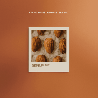 Date Sweetened Dark Chocolate - Almond Sea Salt