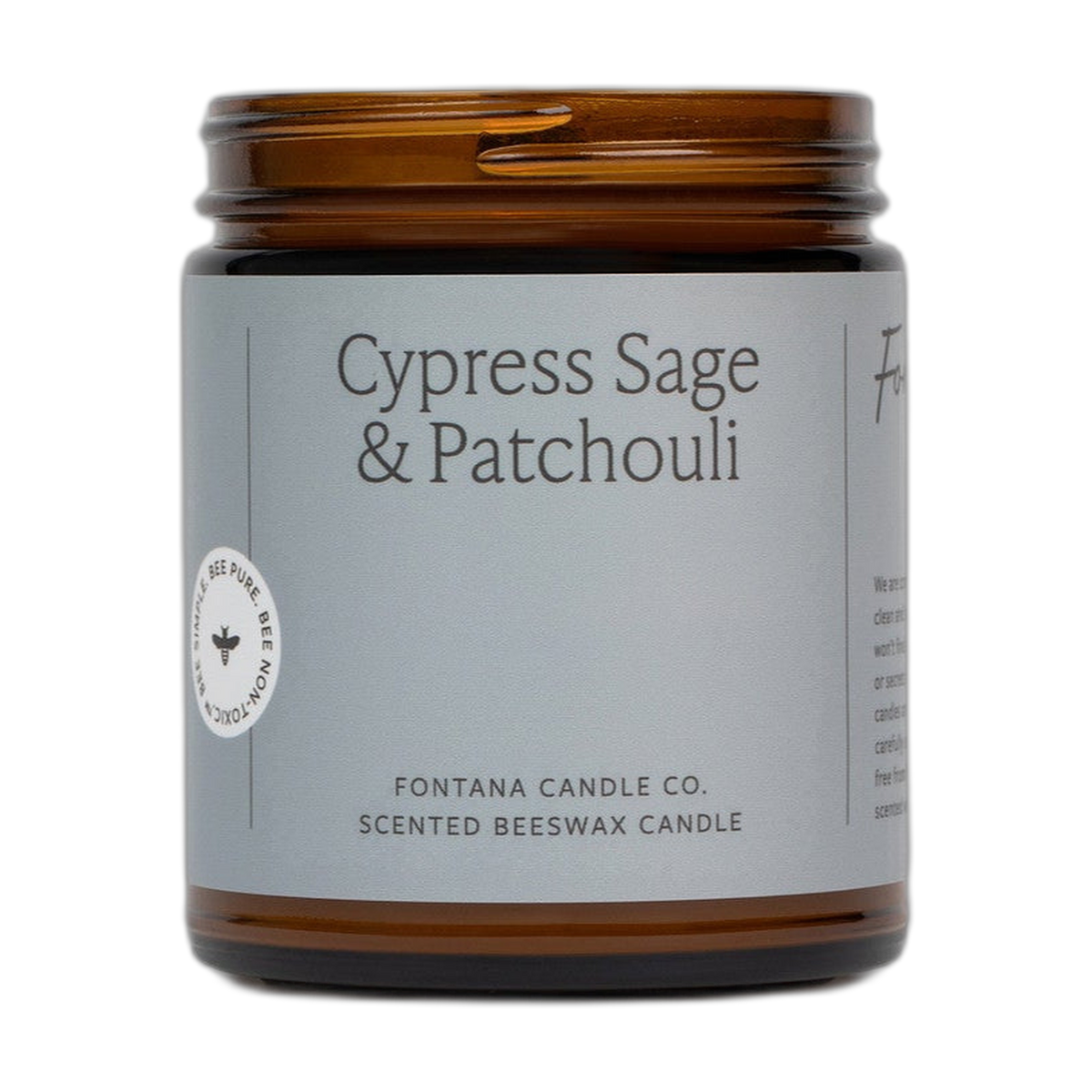 Cypress Sage & Patchouli Jar Candle