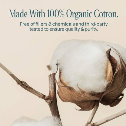 Cliganic - Organic Super Jumbo Cotton Balls 100ct