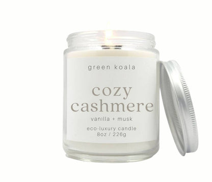 Green Koala - Cozy Cashmere 8oz Eco-Luxury Candle