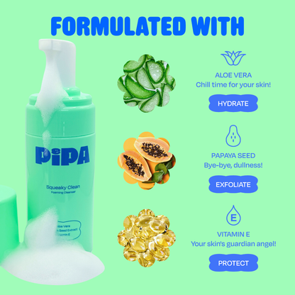 Pipa Skin Care - Pipa Skincare Start Young Gift Set, 3-Step Gentle Routine