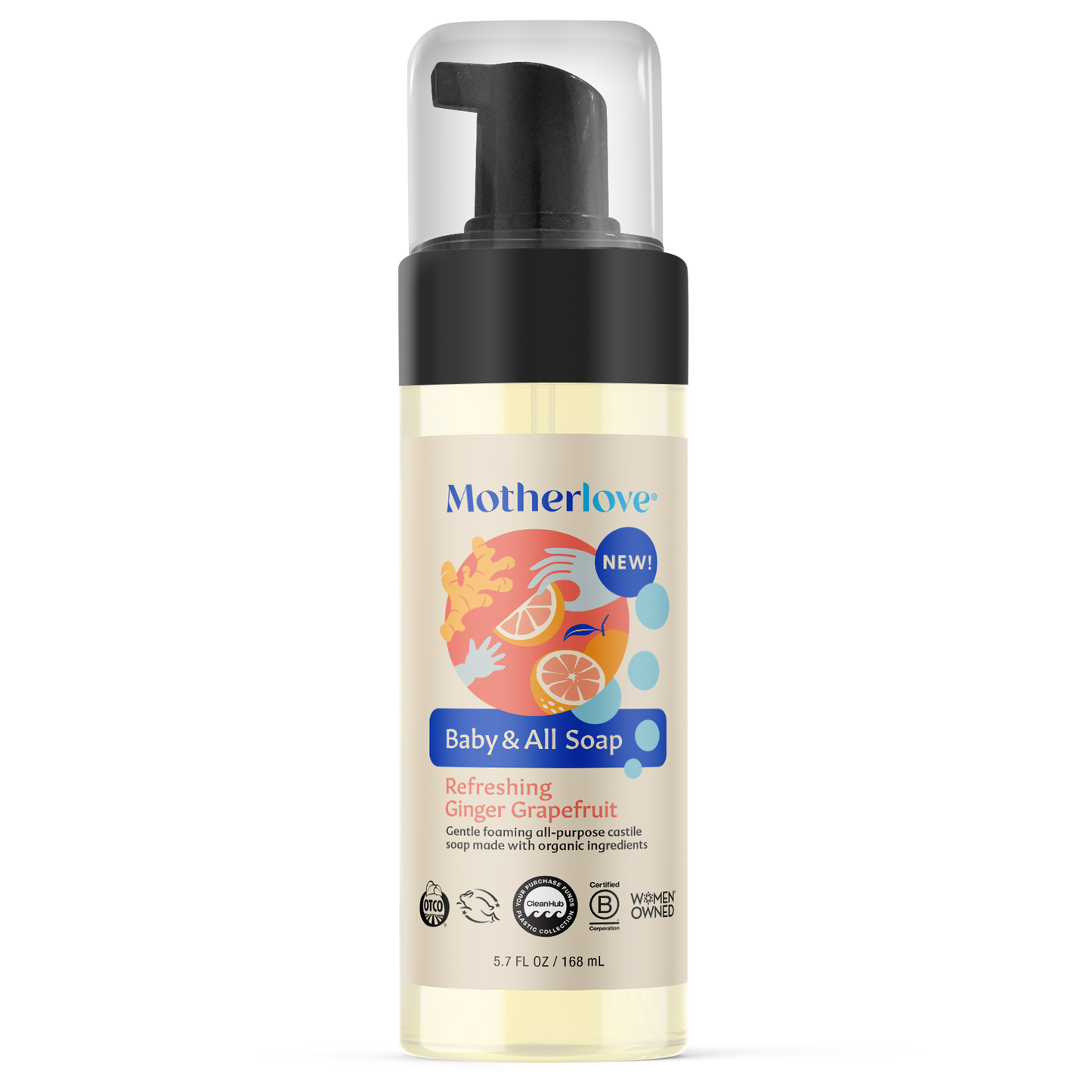 Baby & All Foaming Castile Soap 5.7oz - NEW!