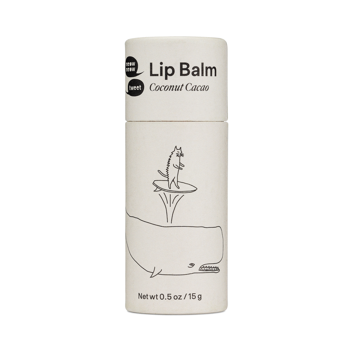 Meow Meow Tweet - Coconut Cacao Vegan Lip Balm