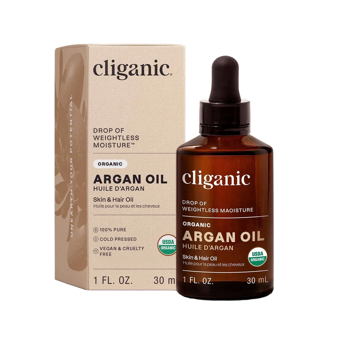 Organic Argan Oil by Cliganic