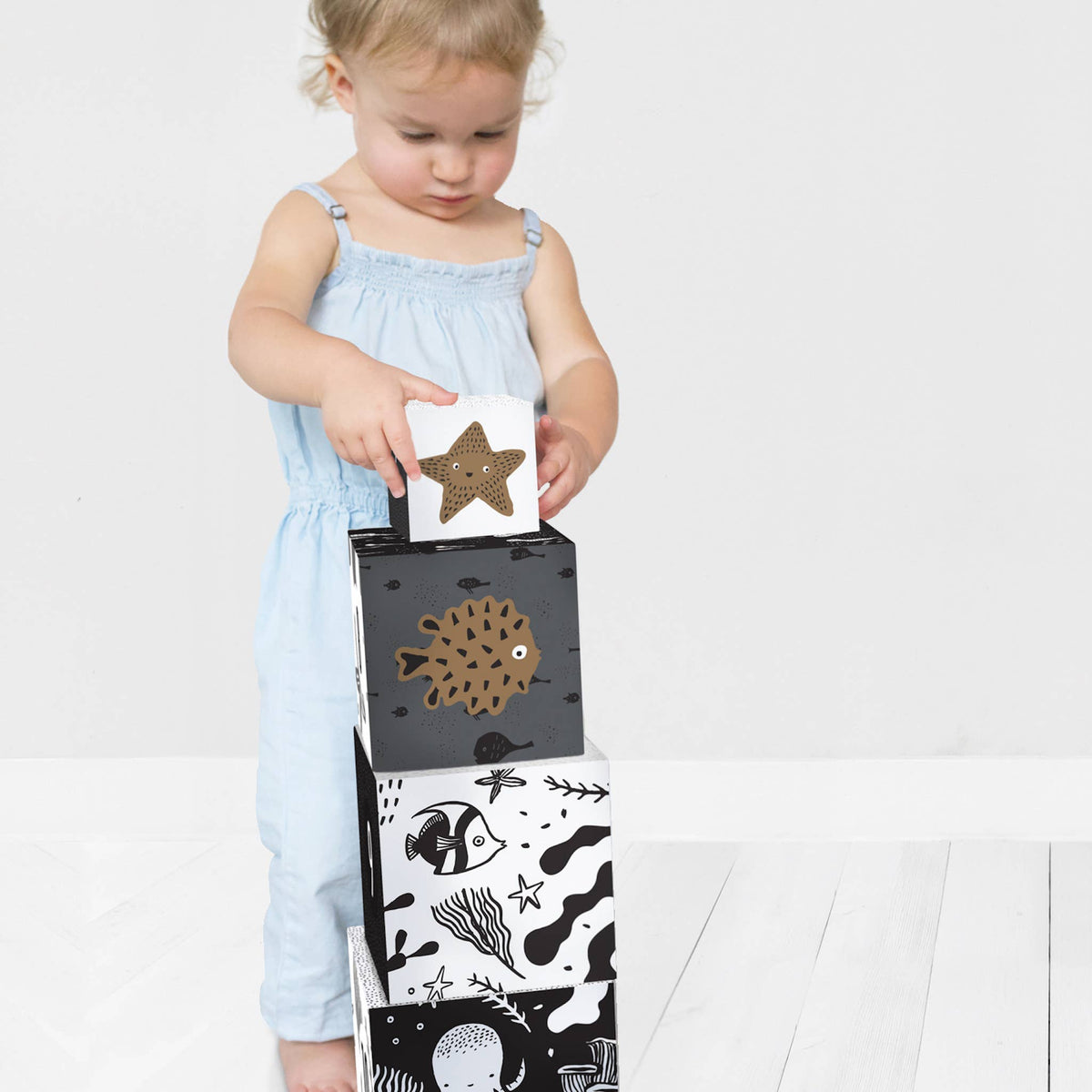Wee Gallery - Nesting Blocks - Ocean Animals