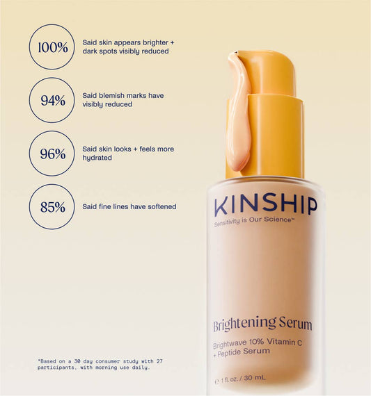 Brightwave 10% Vitamin C + Peptide Brightening Serum by Kinship