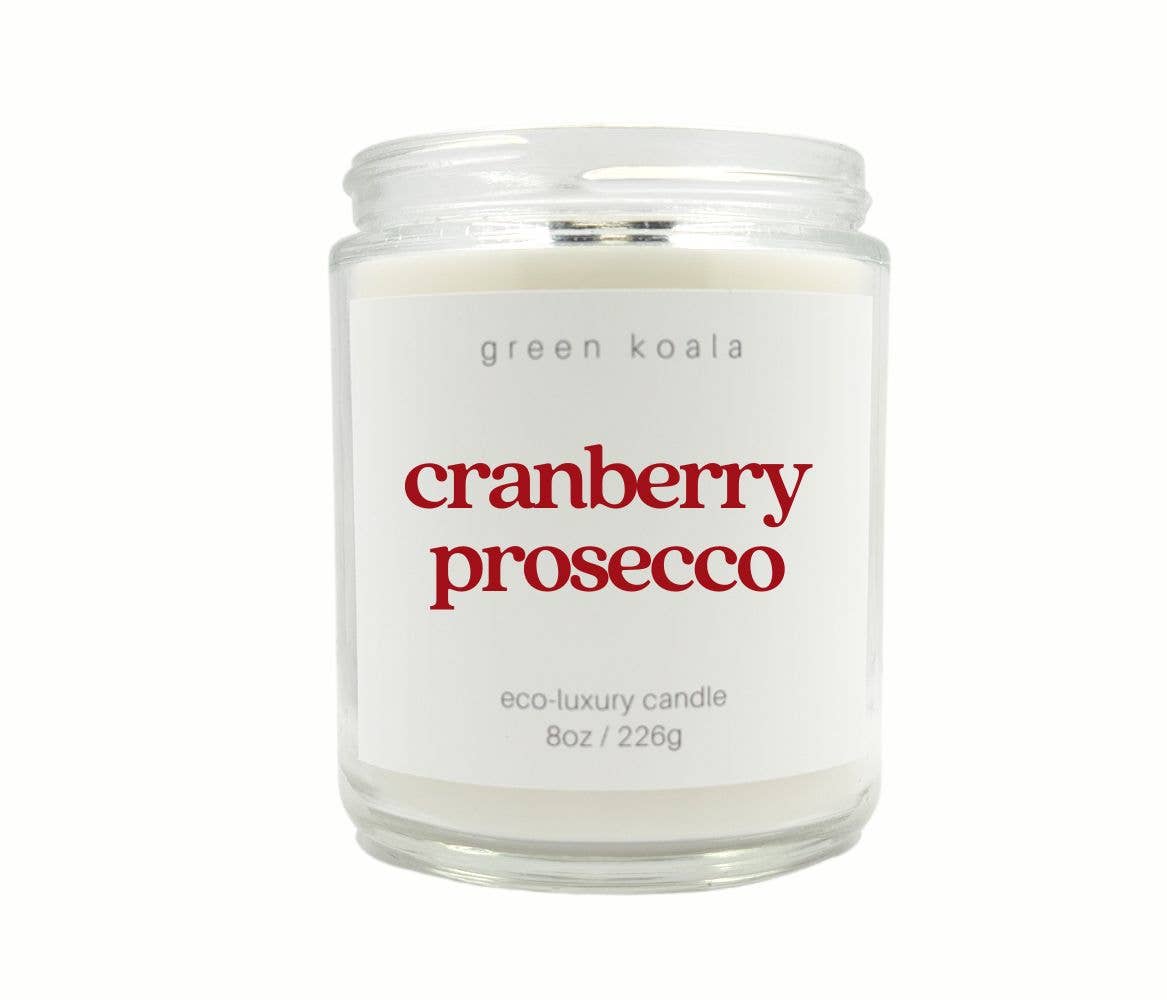 Cranberry Prosecco 8oz Eco-Luxury Candle