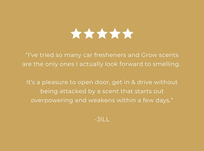 Grow Fragrance - Blondewood Car Freshener