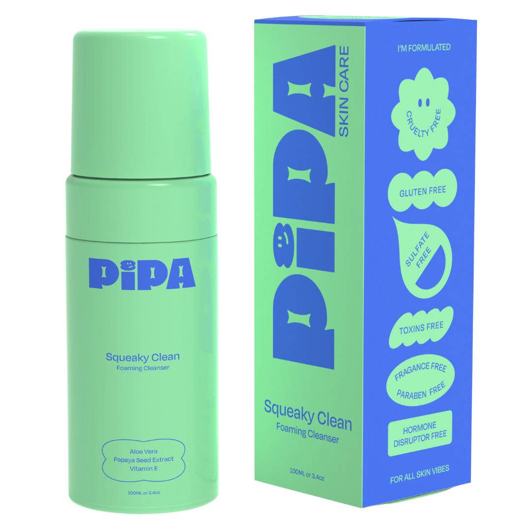 Pipa Skin Care - Pipa Squeaky Clean Cleanser Gentle Foam Face Wash for Kids