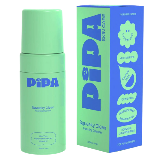 Squeaky Clean Cleanser Gentle Foam Face Wash for Kids by Pipa Skin Care