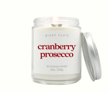 Cranberry Prosecco 8oz Eco-Luxury Candle