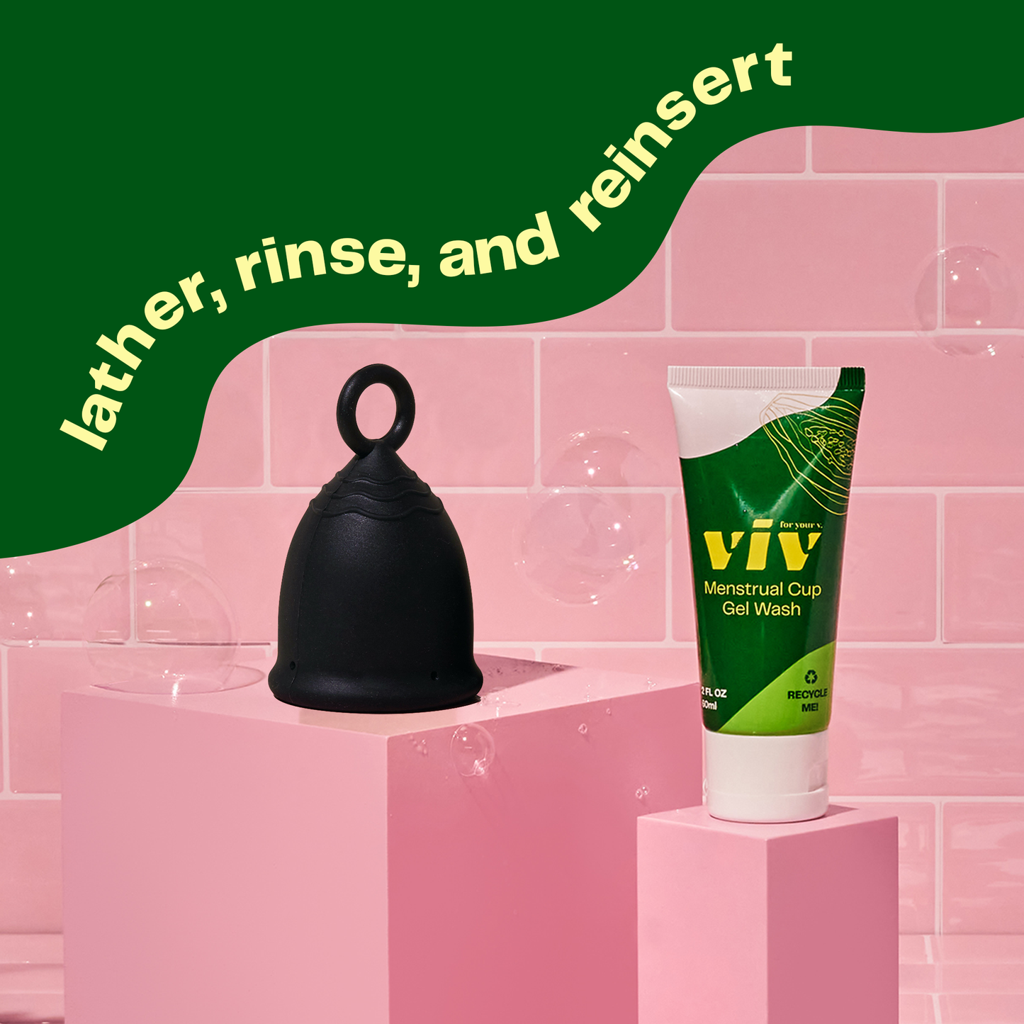 Viv Menstrual Cup & Disc Wash - All Natural Gel Cleanser