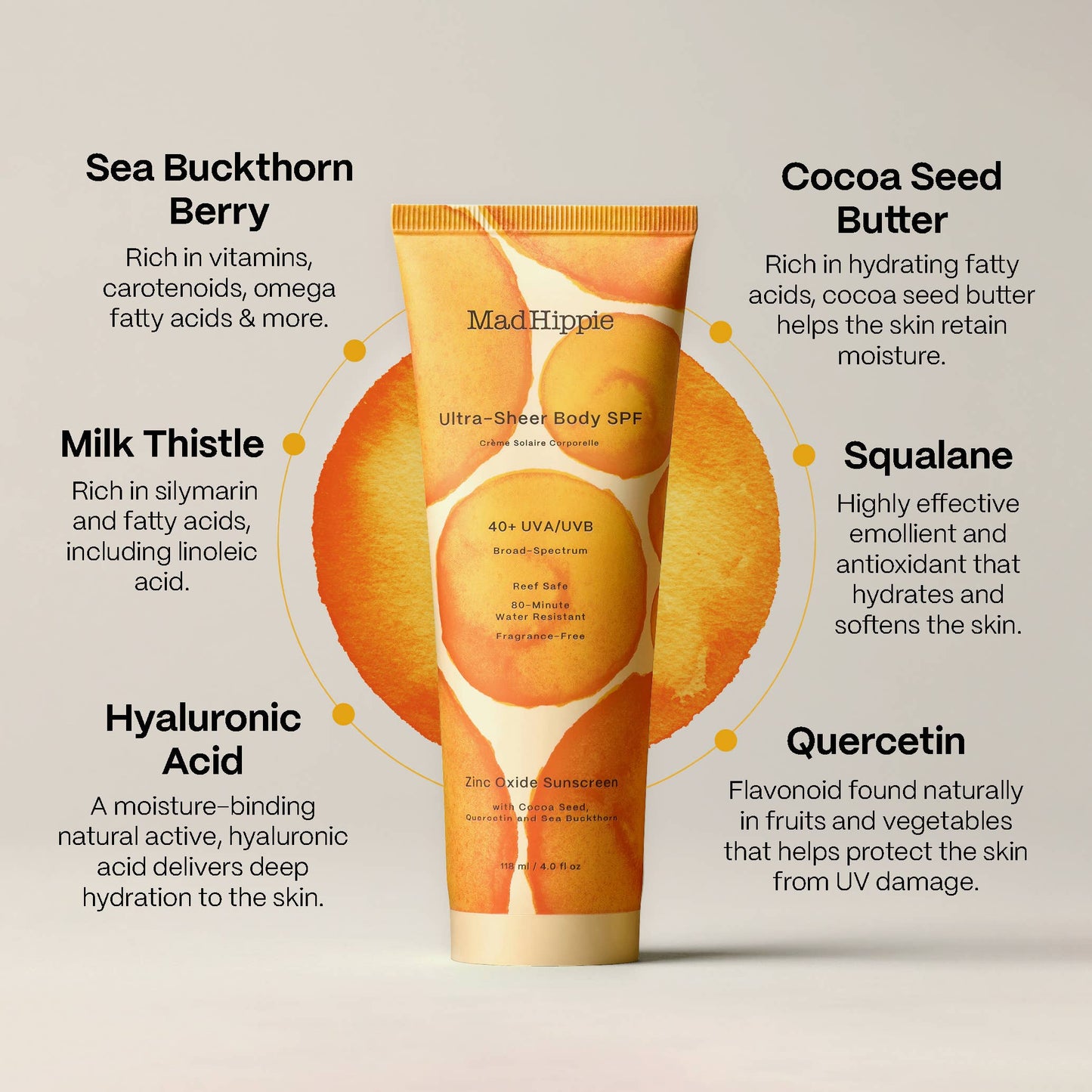 Mad Hippie - Ultra Sheer Body SPF 40 - Suncare
