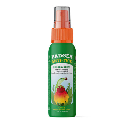 Badger - Badger Tick Spray, All Natural Tick Repellent, Deet-Free