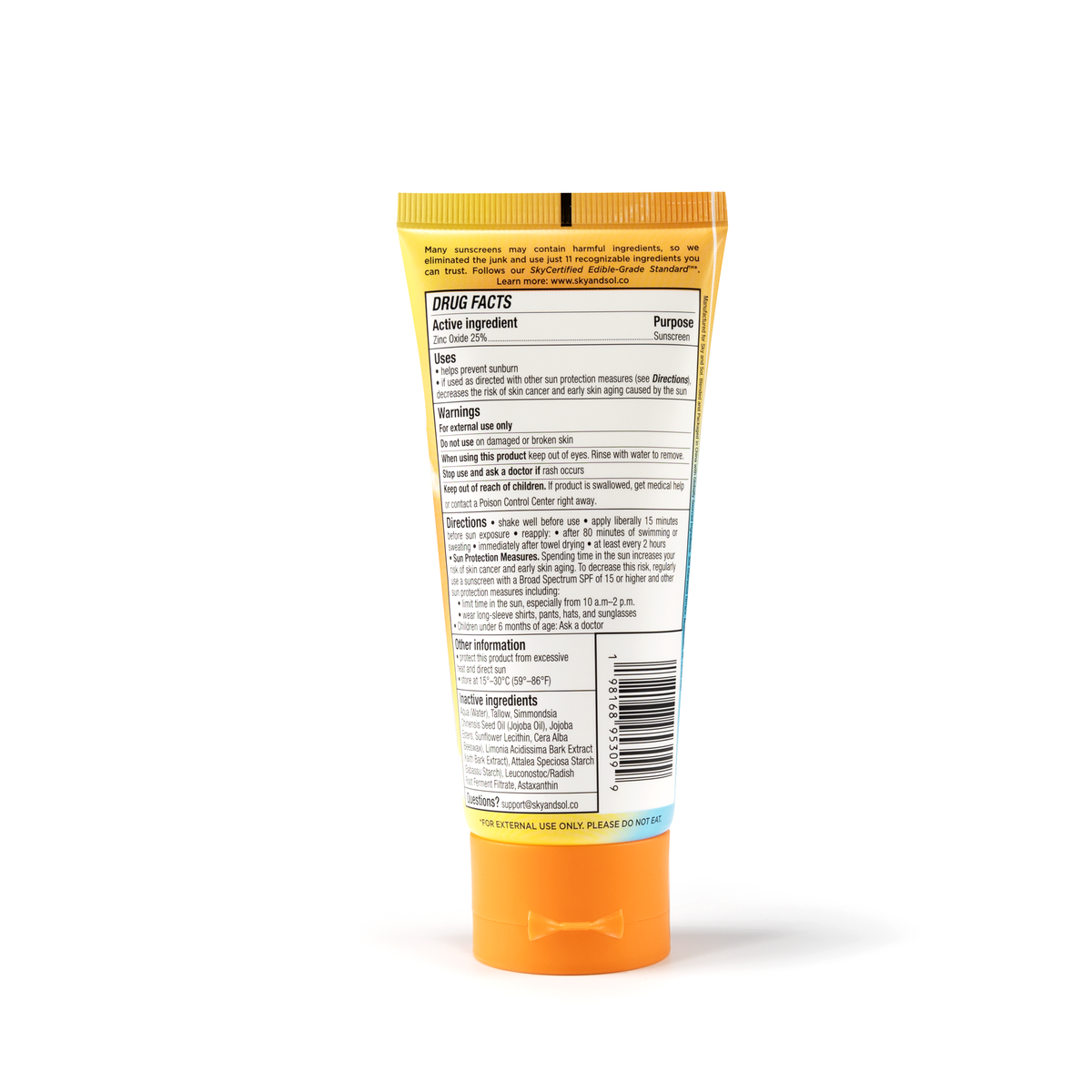 Sky and Sol - Natural Sunscreen Face and Body SPF 50