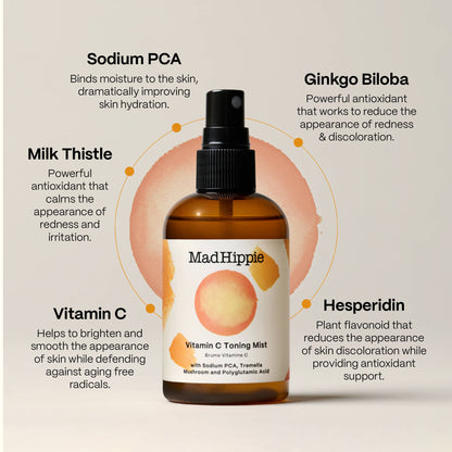 Mad Hippie - Vitamin C Toning Mist - Facial Mist Hydrating Spray