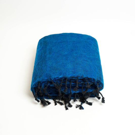 ART HIMALAYAN TRADING LTD - Extra Soft Yak wool Travel Throw Blanket  46"x96" Handmade