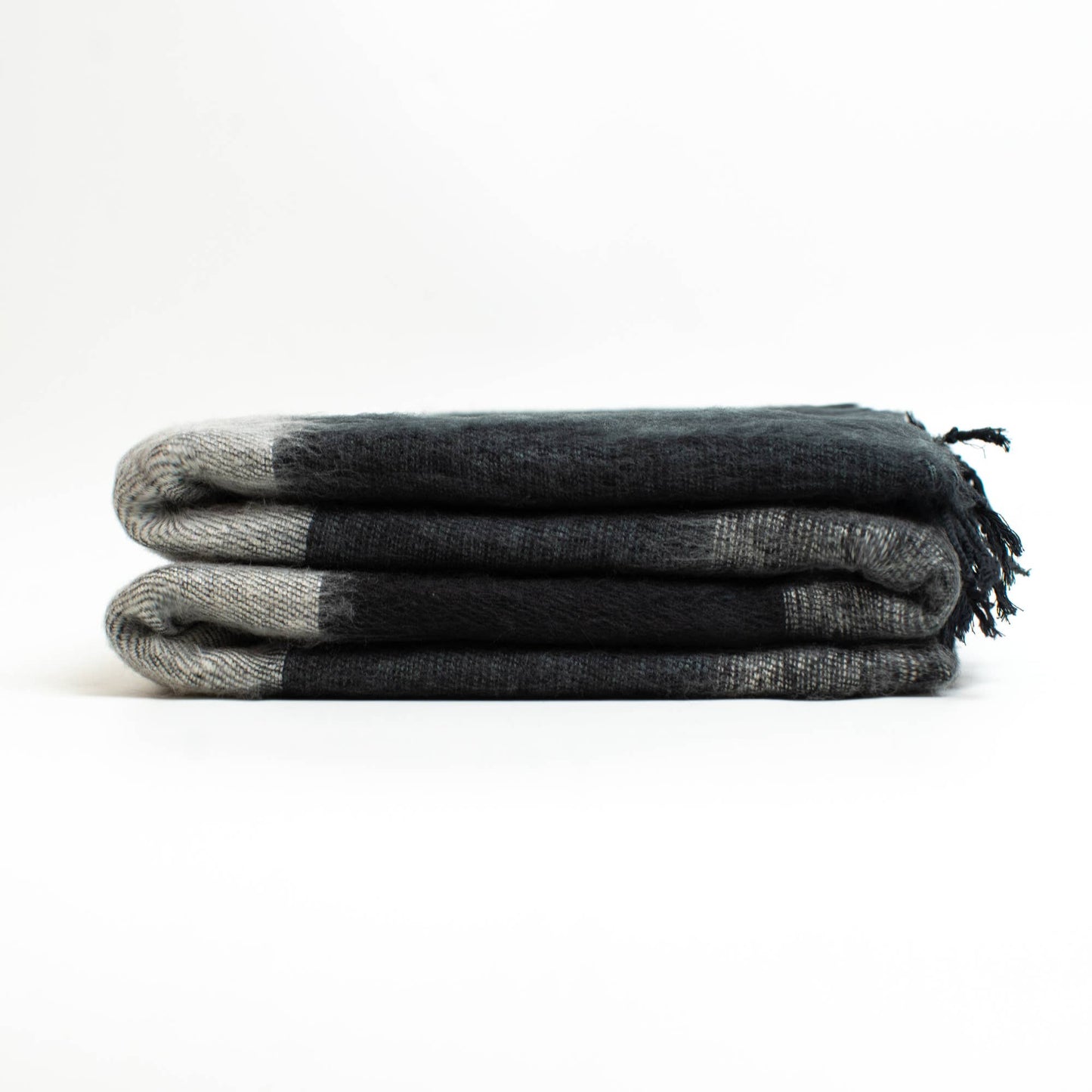 Extra Soft Yak wool Travel Throw Blanket  46"x96" Handmade