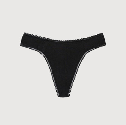 Organic Cotton Mid Rise Thong