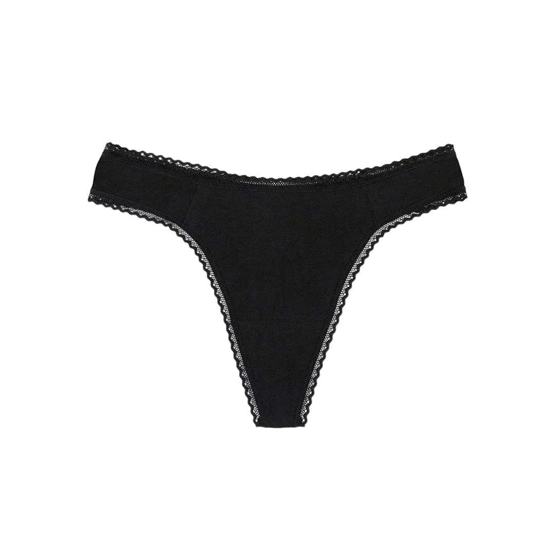 Organic Cotton Mid Rise Thong by La Coochie
