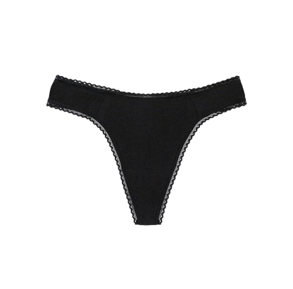 Organic Cotton Mid Rise Thong by La Coochie