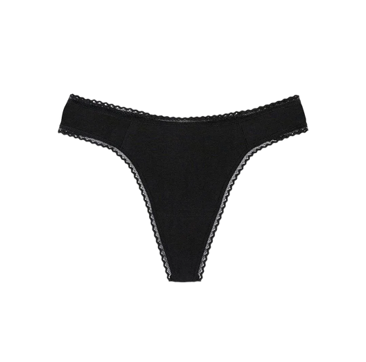 Organic Cotton Mid Rise Thong