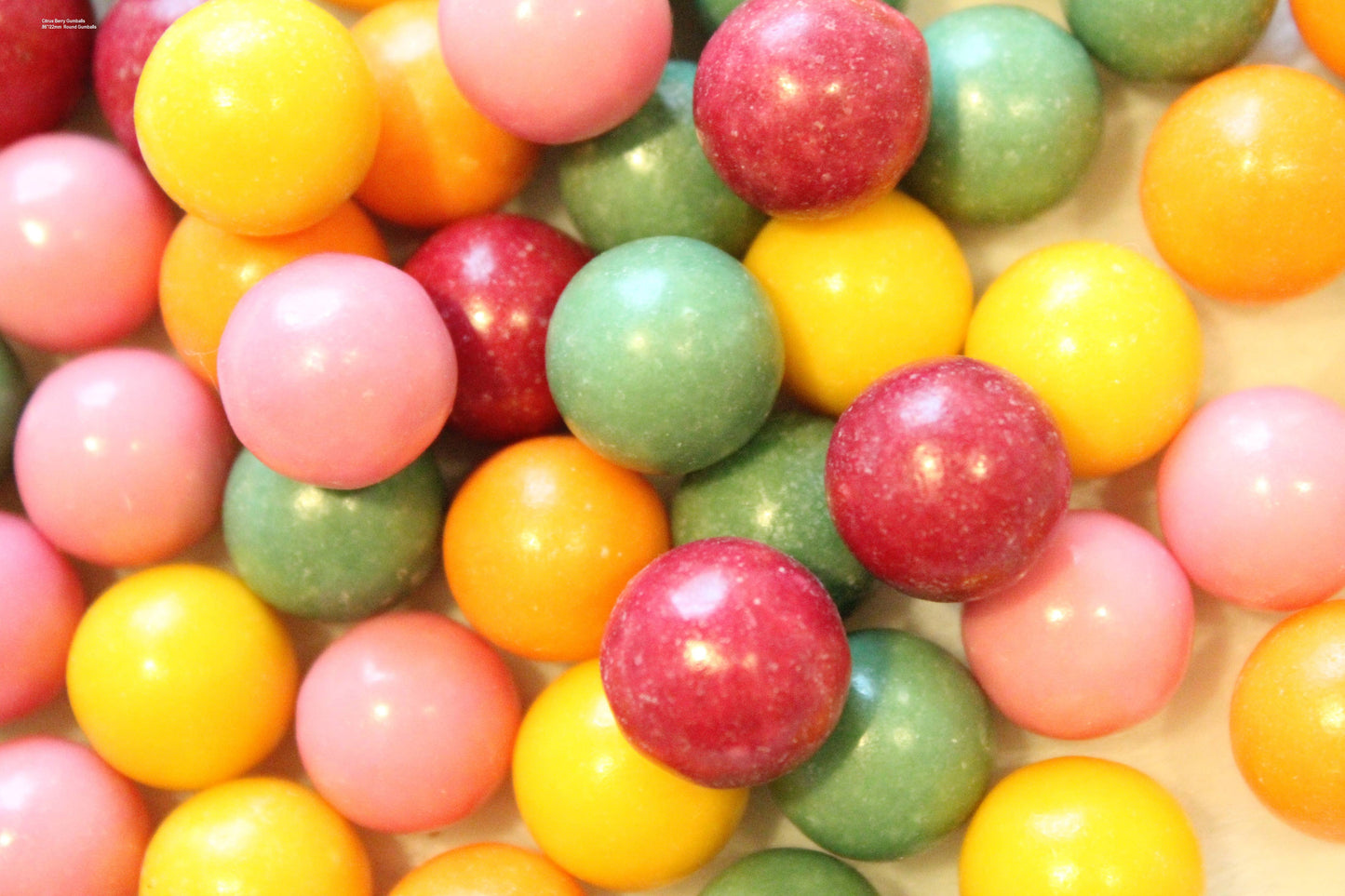 Tree Hugger Gum and Bubble Gum Filled Candy - Tree Hugger Bubble Gum Citrus Berry BULK Assortment 22mm