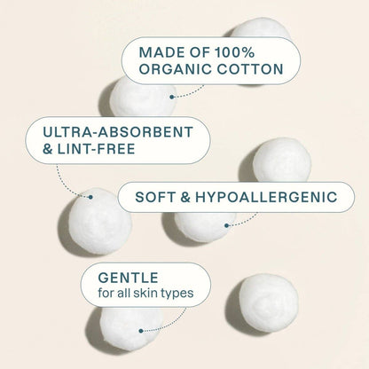 Cliganic - Organic Super Jumbo Cotton Balls 100ct