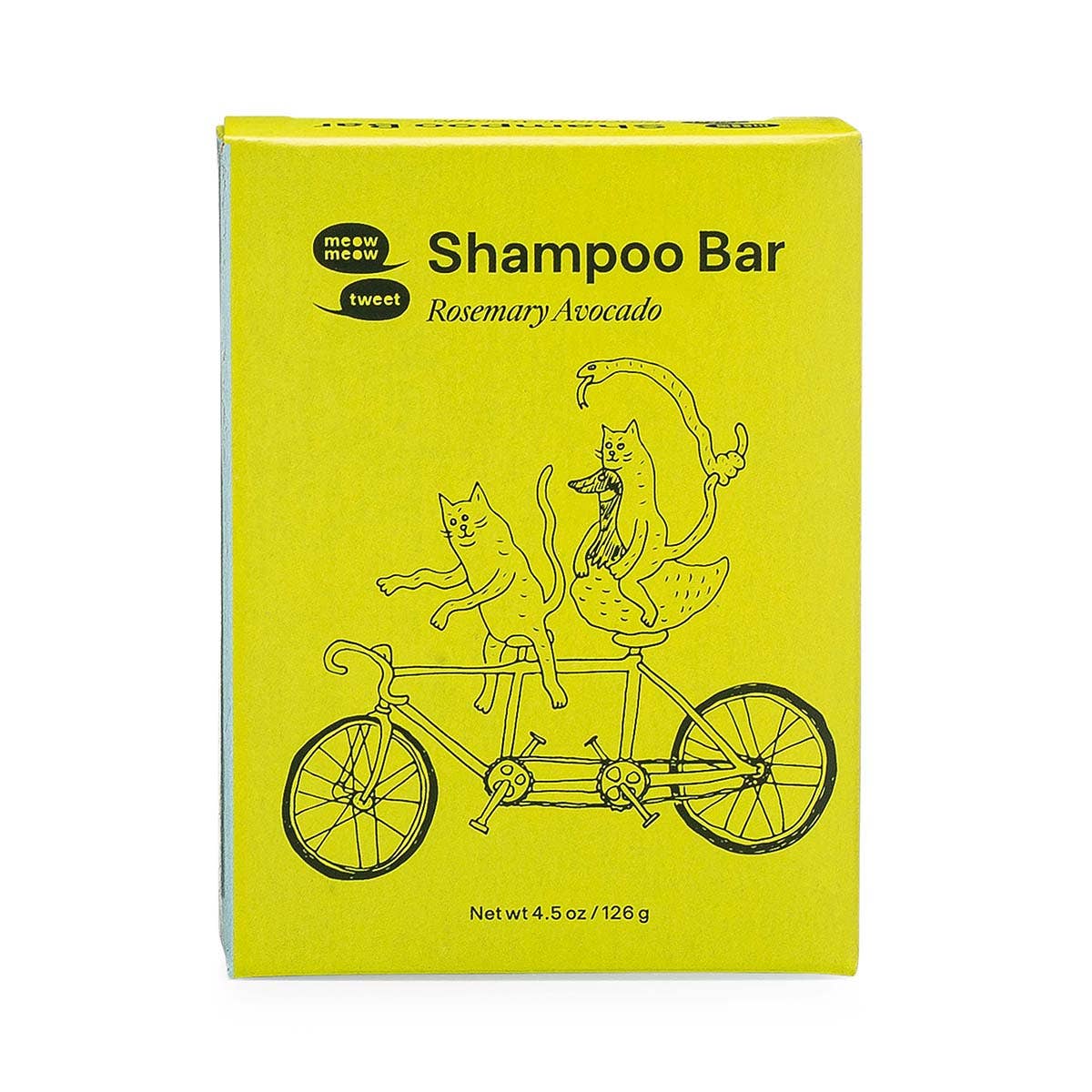 Meow Meow Tweet - Rosemary Avocado Shampoo Bar