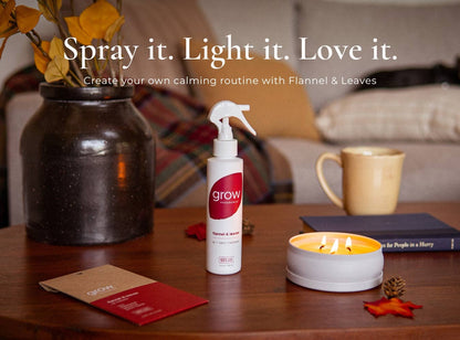 Grow Fragrance - Flannel & Leaves Air + Fabric Spray