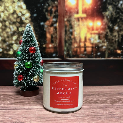Peppermint Mocha Non-Toxic Candle (Chocolate + Mint)