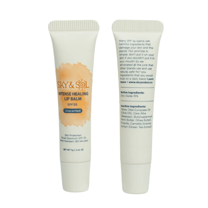 Natural Tallow Lip Balm - Lip Jelly SPF 25 by Sky and Sol