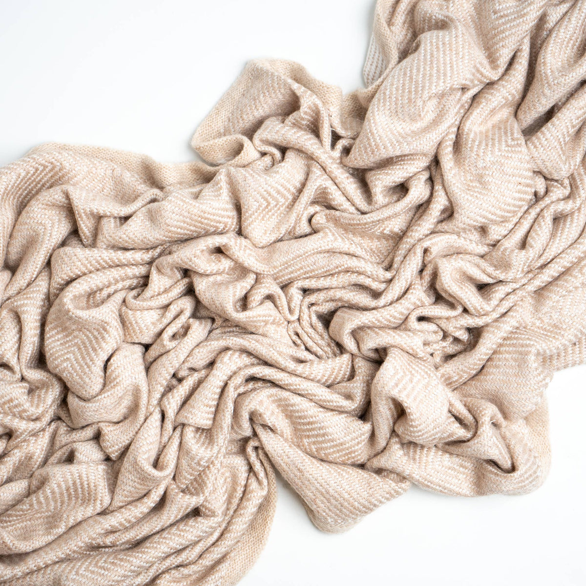 ART HIMALAYAN TRADING LTD - Cashmere Reversible Luxury Blanket Travel Throw 56X 90" IDC1