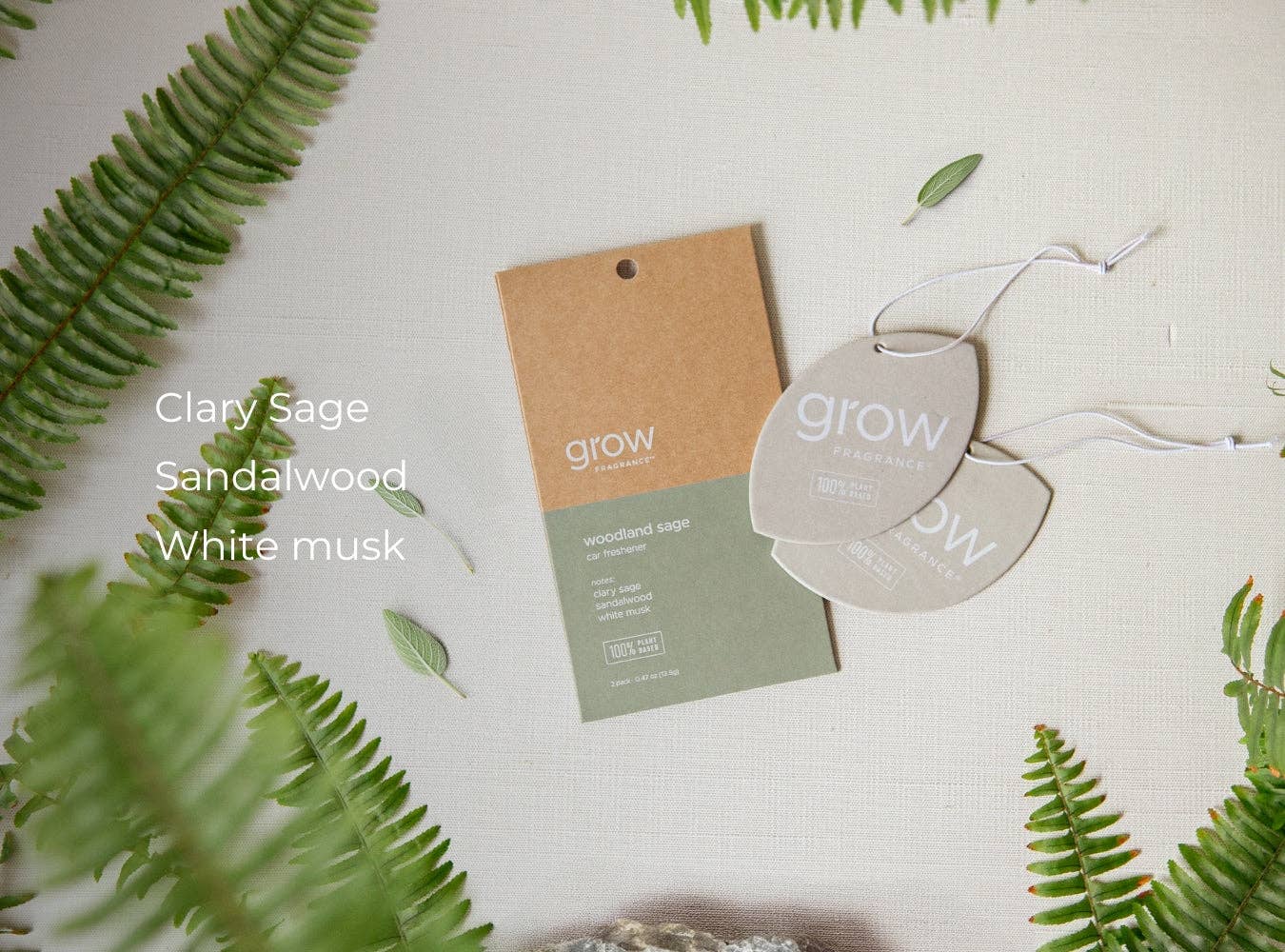 Grow Fragrance - Woodland Sage Car Freshener