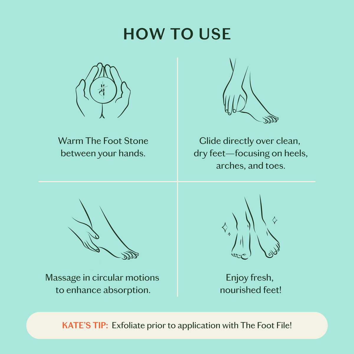 The Foot Stone | Solid Foot Moisturizer