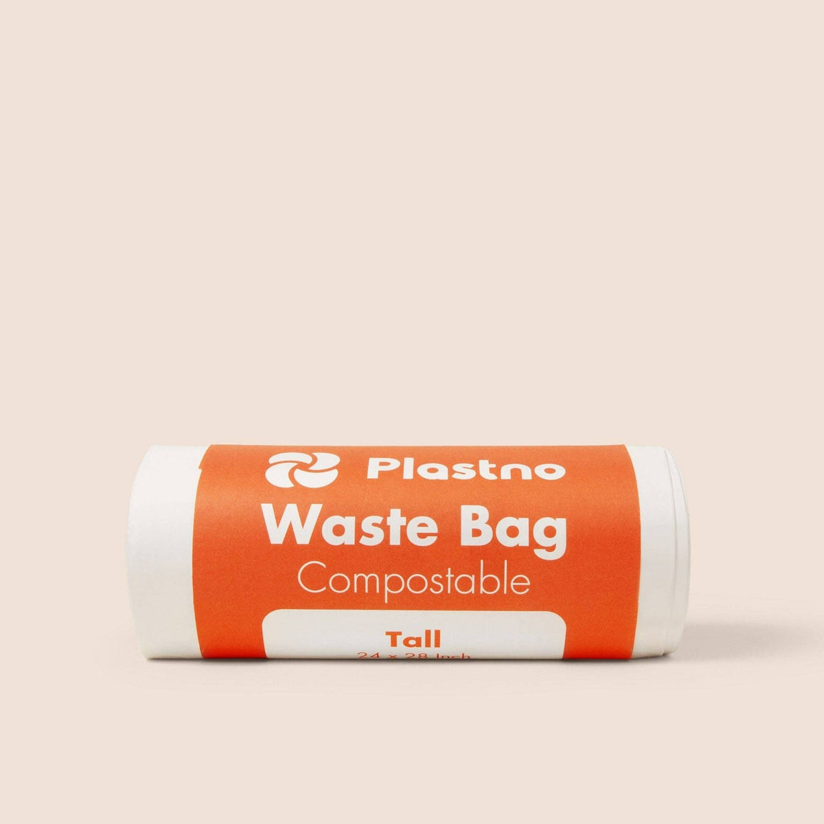 Plastno - Compostable Trash Bags 13 Gallon (30 Bags)