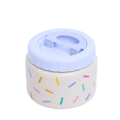 Kids Thermo Food Jar Confetti 350ml by the cotton cloud