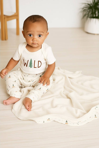 Reversible blanket | into the woods
