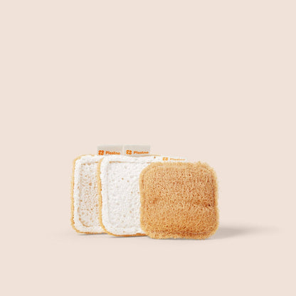 Plastno - Scrub Sponge (3 Sponges)